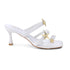 Women's Sandal Julia White- Gold