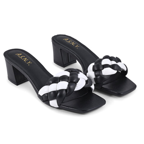 Women's Sandal Grace Black-White