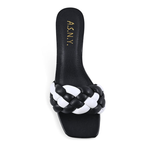 Women's Sandal Grace Black-White
