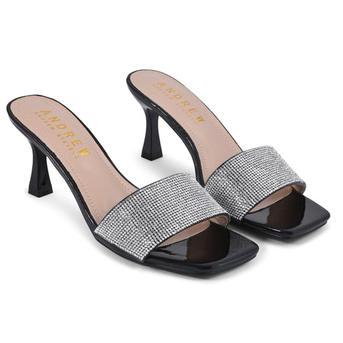 Women's Sandal Nina Black Patent