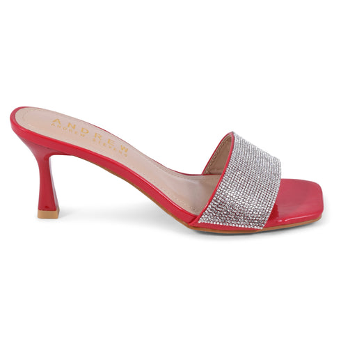 Women's Sandal Nina Black Red