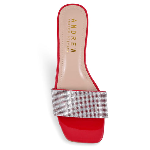 Women's Sandal Nina Black Red